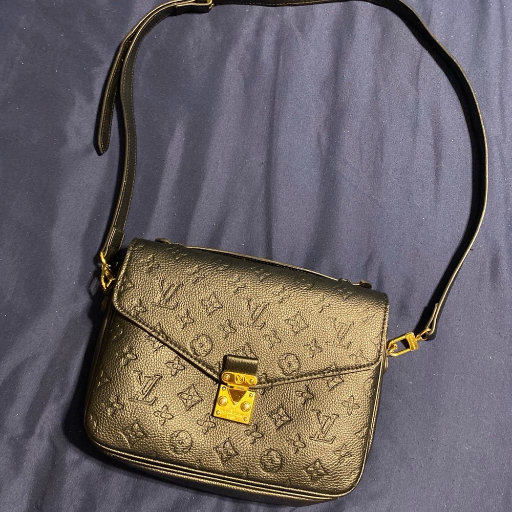 Louis Vuitton Black Monogram Crossbody Bag